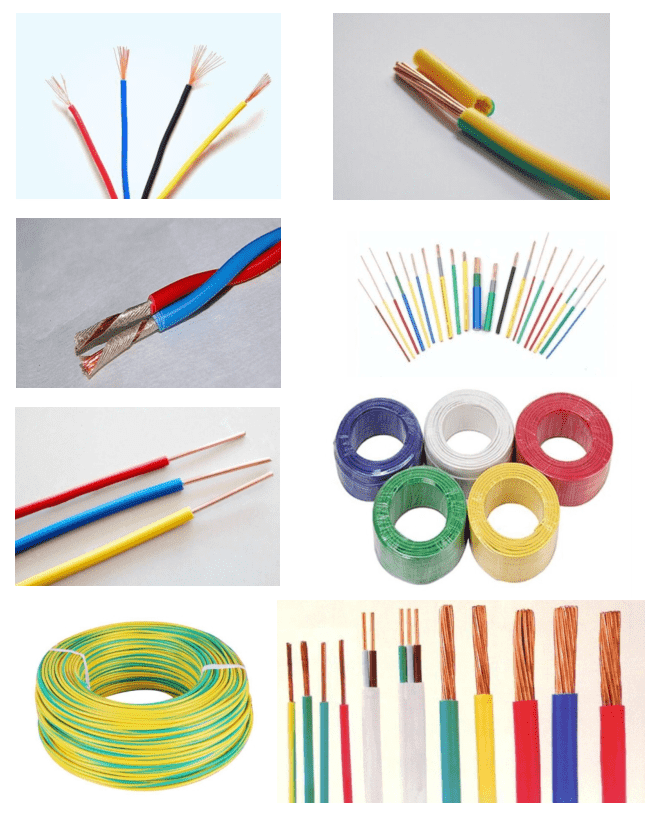 General-purpose Single-core Hard Conductor Non-sheathed Power Cables or PVC-insulated Copper Wires