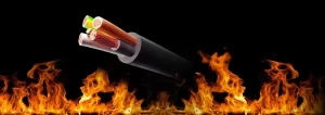 Low smoke halogen free fire resistant cable