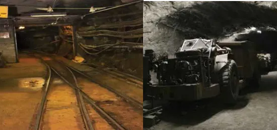 Use on Mining and tunneling operations