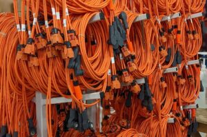 what color are high voltage cables