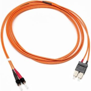 why are there two orange cables connected to each device