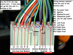 Factory Wiring Harness Ford Radio Wire Harness Color Codes
