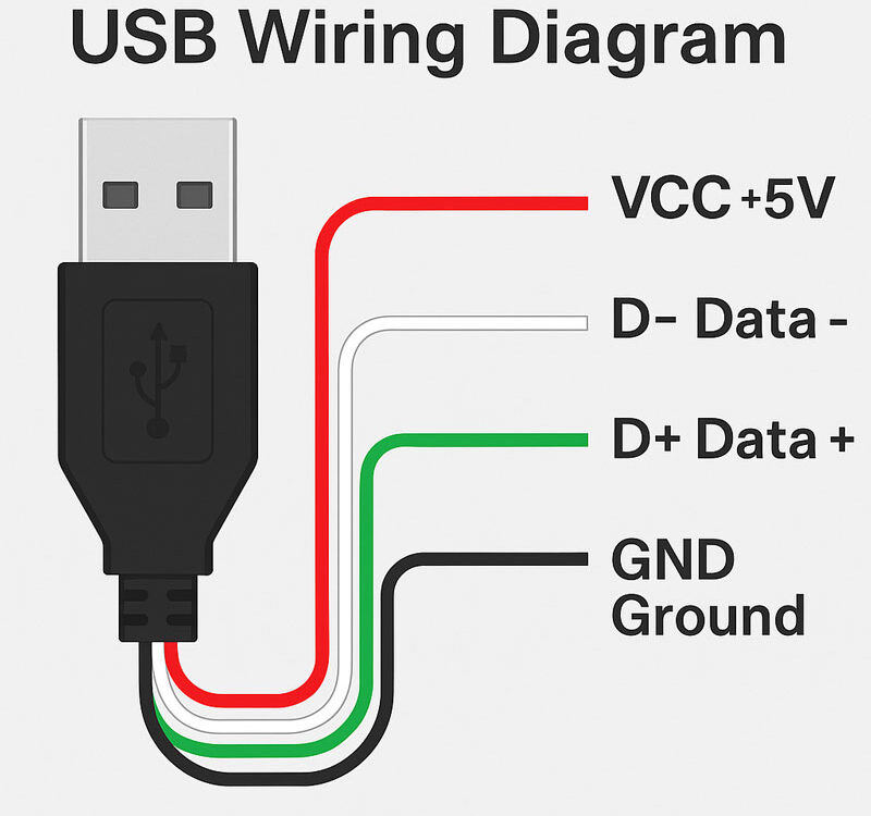 USB Wire Color Code Explained: Complete Guide for Safe & Accurate Wiring