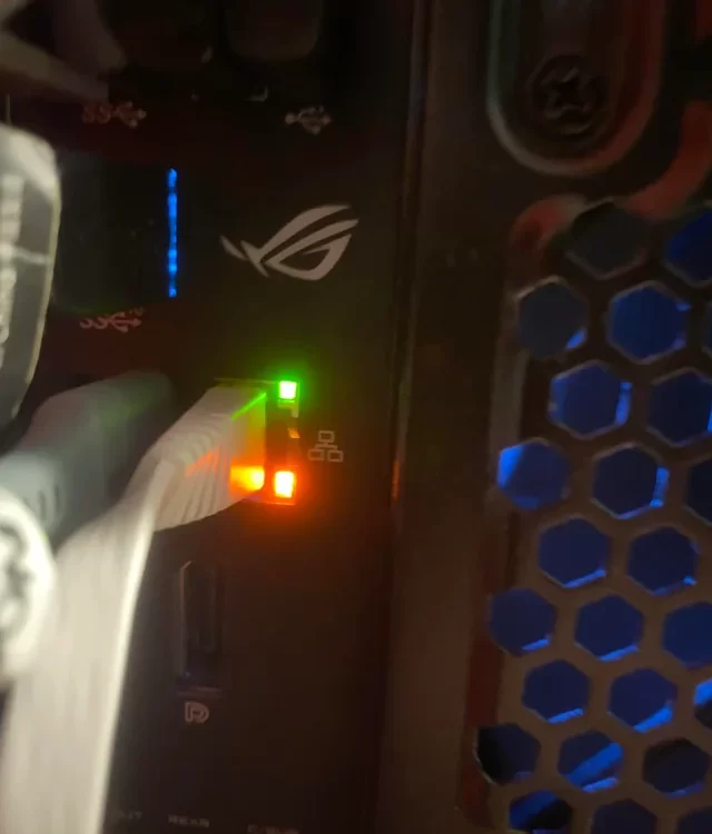 Why Is My Ethernet Cable Blinking Orange? What It Means & What to Do