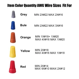 wire nut color code
