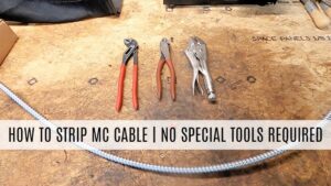 How to Cut MC Cable Without a Special Tool