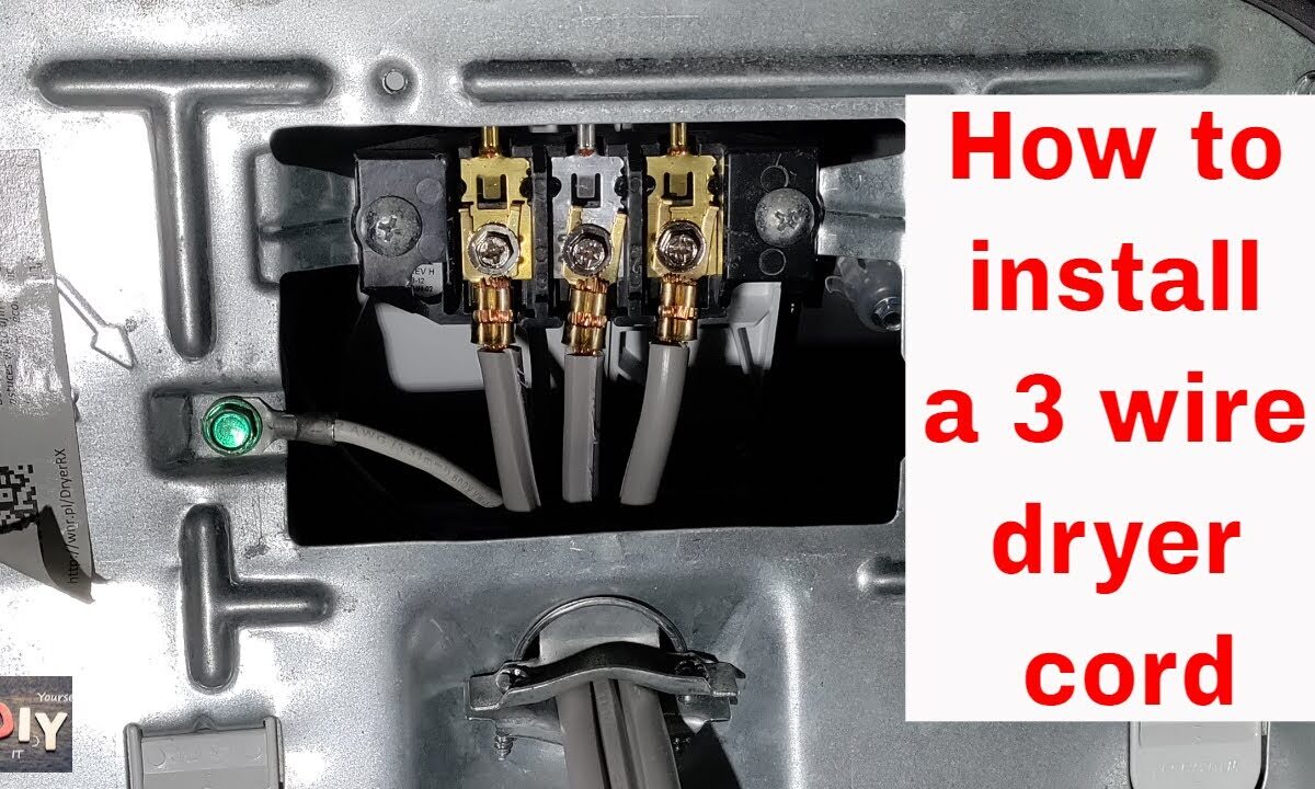 How to Connect a 3-Prong Dryer Cord: A Safe and Simple Guide