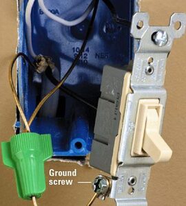 how to connect a ground wire