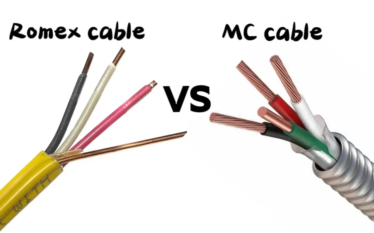 Romex vs. MC: Choosing the Best Cable for Your New Wiring Project