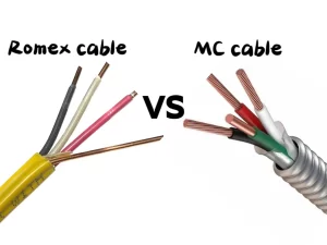 romex wire vs mc cable