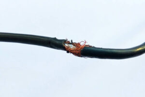 Frayed Service Power Cable