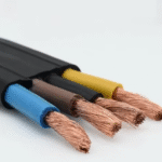 Copper Core Nitrile Polyvinyl Chloride Composite Flat Flexible Cables