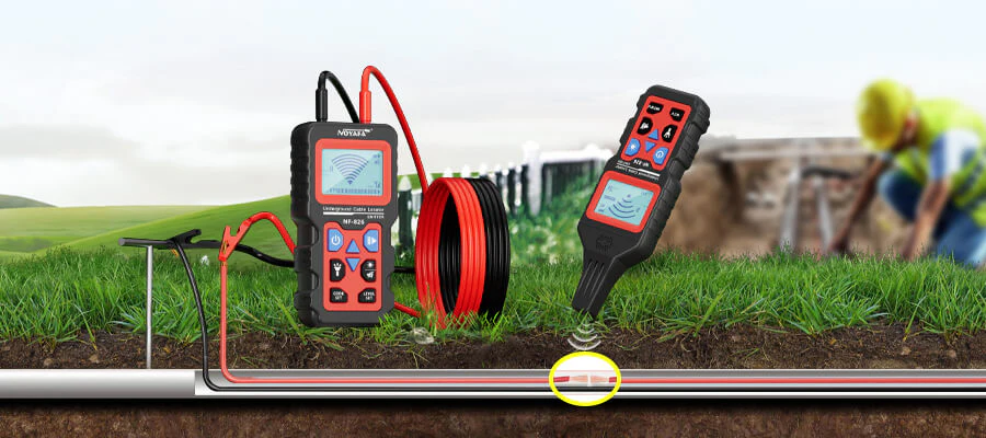 how to find a break in a wire underground